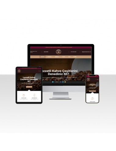 Cafe & Fastfood Web Sitesi Craft
