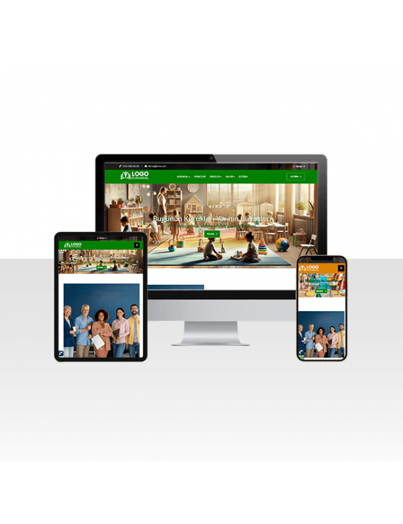 Hazır Kreş / Kolej ve Anaokulu Sitesi Web Paketi - Dalin