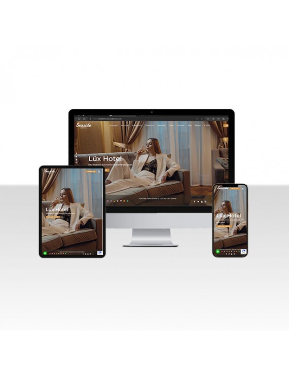 Hotel Web Sitesi Paketi - Seaside