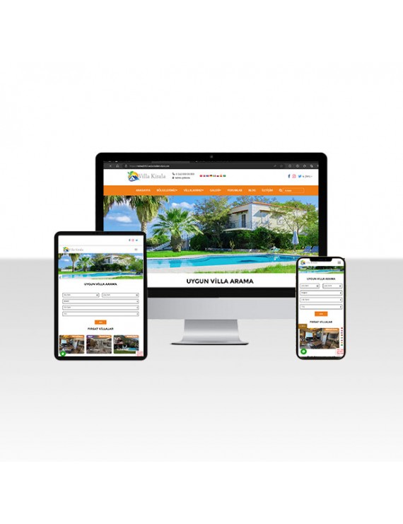 Villa Kiralama Web Sitesi Paketi