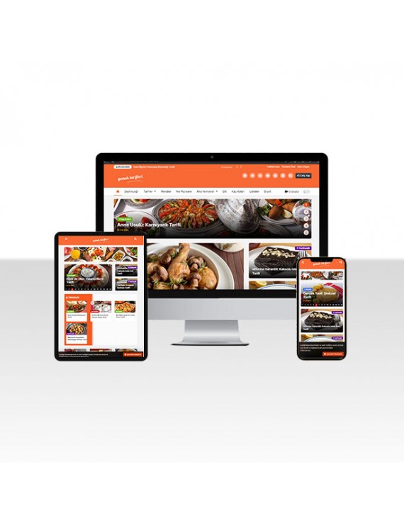 Yemek Tarifleri Blog Web Paketi