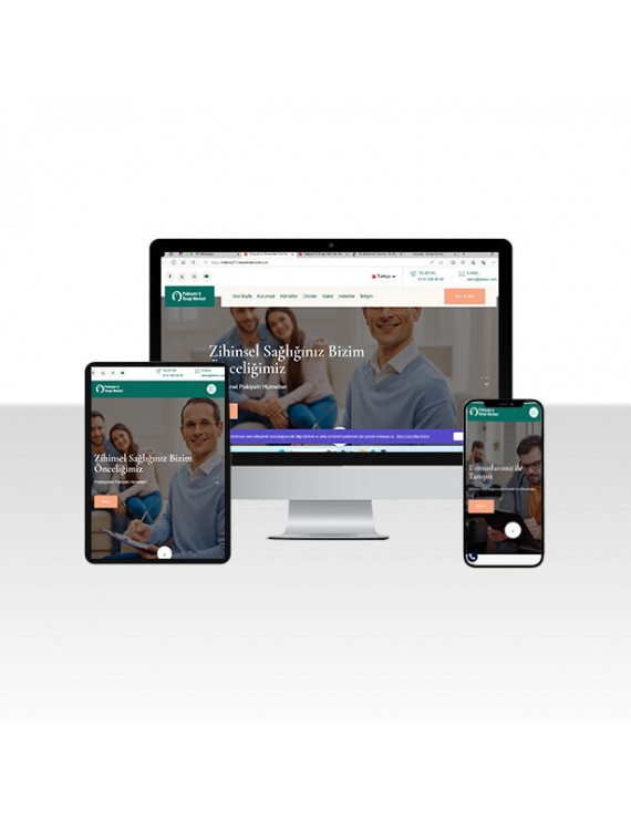 Psikiyatrist Hazır Web Sitesi Paketi