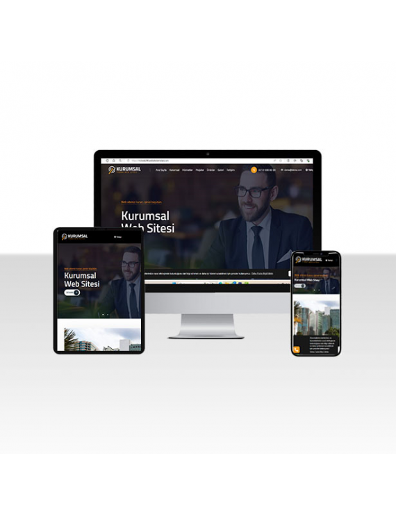 Hazır Kurumsal Firma Web Sitesi Paketi - Grogen