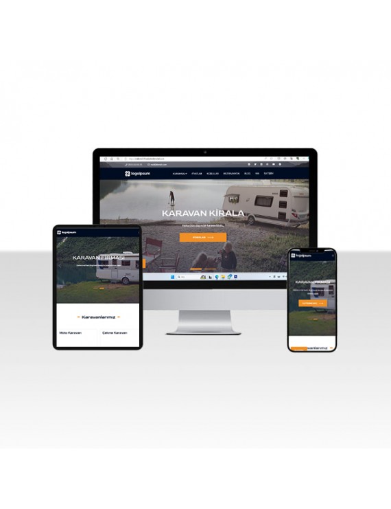 Hazır Karavan Firması Web Sitesi Paketi - Tosba