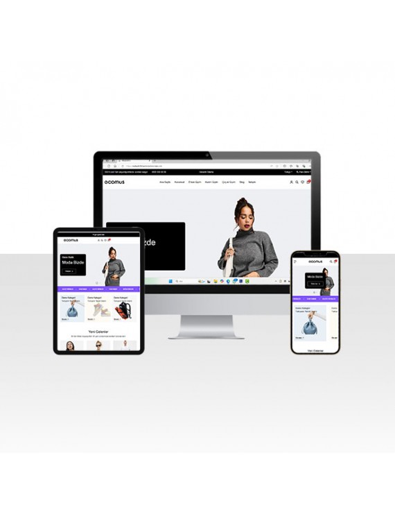 E-Ticaret Butik ve Moda Ürünleri Satışı Web Paketi - Civil