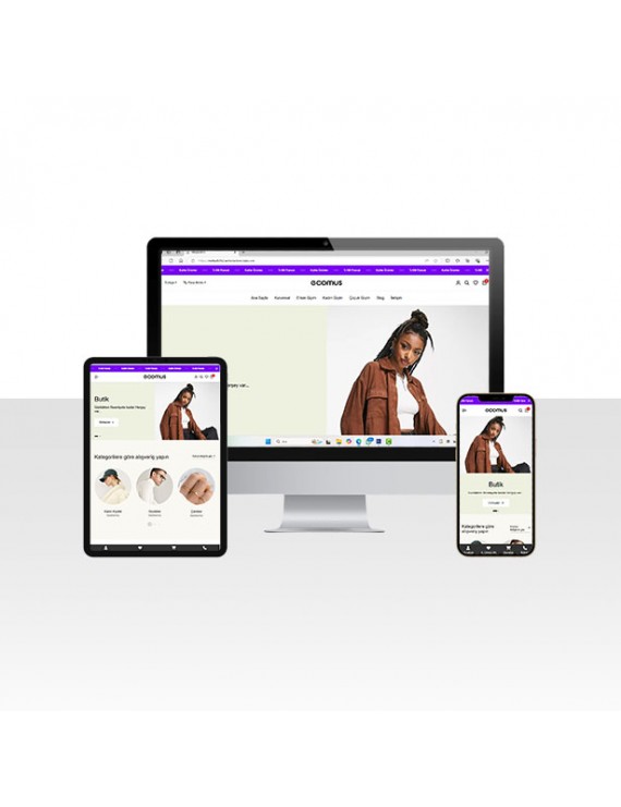 E-Ticaret Tekstil Ürünleri Satışı Web Sitesi Paketi - Wow