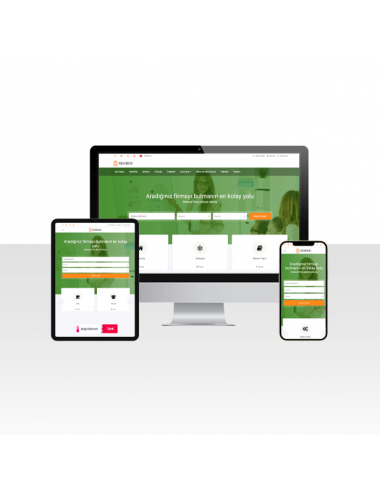 Firma ve Sektör Rehberi Web Sitesi Paketi - Çimen