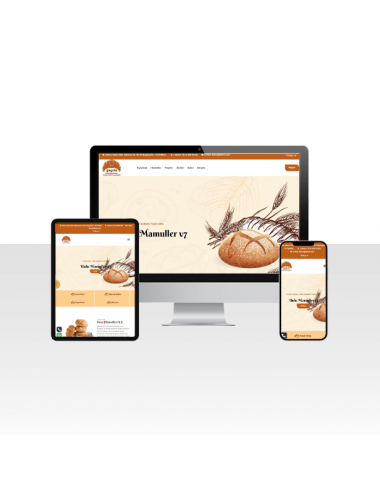 Unlu Mamüller Pastane Hazır Web Site Paketi - Çörek